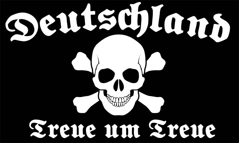 Treue um Treue Deutschland II - Fahne/Flagge 150x90 cm