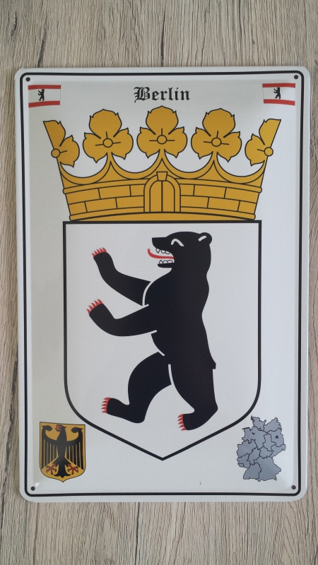 Berlin - Blechschild II