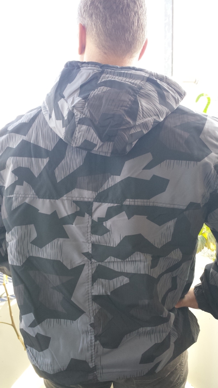 Wehrmacht Splittertarn winddichter COMBAT ANORAK mit Kapuze