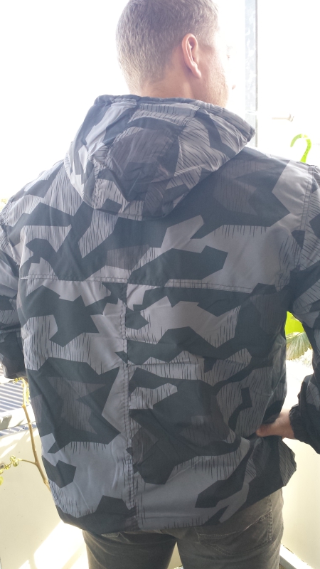 Wehrmacht Splittertarn winddichter COMBAT ANORAK mit Kapuze