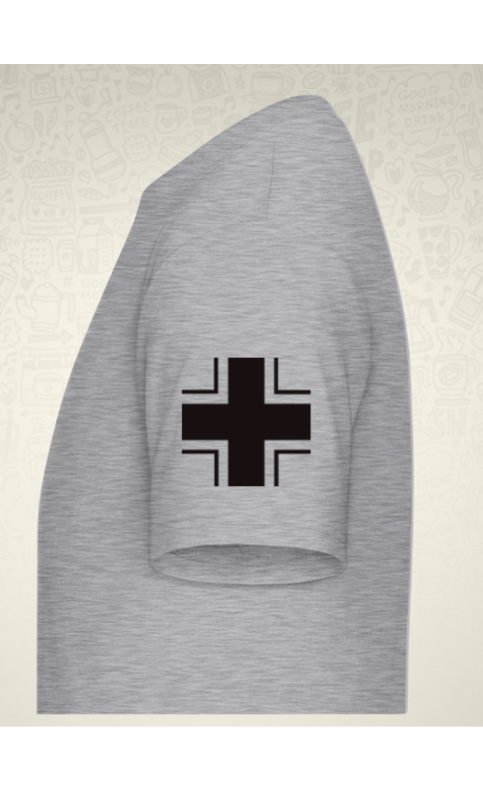 Balkenkreuz Ärmel T-Shirt