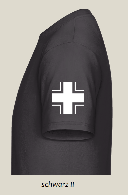 Balkenkreuz Ärmel T-Shirt