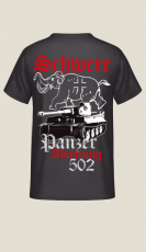 Schwere Panzerabteilung 502 - T-Shirt Rückendruck