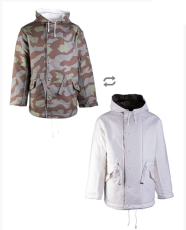 Wehrmacht Tarnwendejacke Splittertarn - Winterjacke