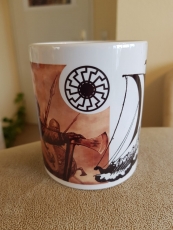 Wikinger schwarze Sonne - Tasse