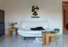 Landser Wandtattoo/Aufkleber