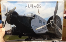 Ju 52 - Blechschild