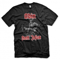 Odin statt Jesus - T-Shirt schwarz