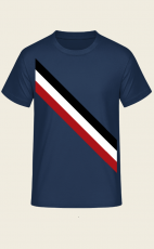 Schwarz Weiss Rot T-Shirt