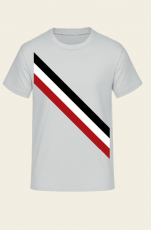 Schwarz Weiss Rot T-Shirt