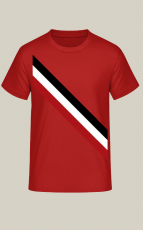 Schwarz Weiss Rot T-Shirt