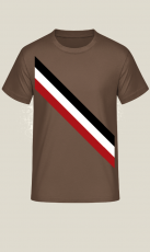 Schwarz Weiss Rot T-Shirt