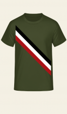 Schwarz Weiss Rot T-Shirt