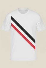 Schwarz Weiss Rot T-Shirt