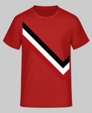 Schwarz Weiss Rot T-Shirt