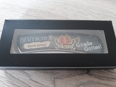 Deutscher durch Geburt Ossi durch die Gnade Gottes Taschenmesser