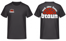 Auch ohne Sonne braun T-Shirt