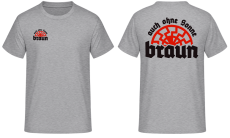 Auch ohne Sonne braun T-Shirt