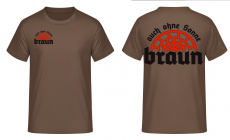 Auch ohne Sonne braun T-Shirt