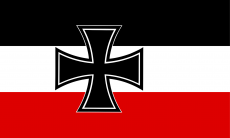 Reichskriegsflagge 1933–1935 - Tuch/Maske