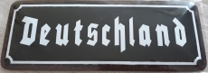 Deutschland - Blechschild