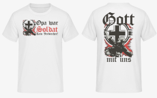 Opa war Soldat kein Verbrecher Gott mit uns T-Shirt