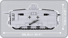 Cobi 2982 Sturmpanzerwagen A7V - Bausatz(Nur noch wenige)