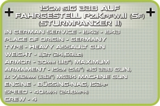 Cobi 2528 Sturmpanzer II 15-cm-sIG 33 - Bausatz(nur noch wenige)