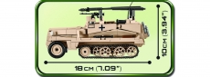 Cobi 2526 Erwin Rommels Sd.Kfz.250/3 - Bausatz(nur noch wenige)