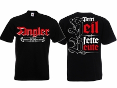 Angler Petri Heil und fette Beute T-Shirt