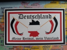 Deutschland Meine Heimat mein Vaterland Aufkleber