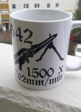MG 42 1500 x 7,92mm pro Minute  - Tasse Rundumdruck