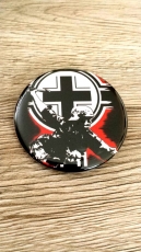 Wehrmacht Soldat Balkenkreuz 56mm Anstecker schwarz