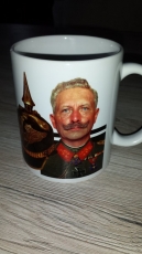Wilhelm II - Pickelhaube - Reichskriegsflagge - Tasse(Rundumdruck)