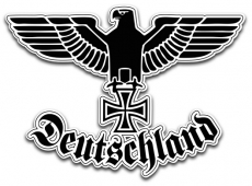 Reichsadler Deutschland II - Aufkleber(wasserfest)