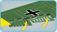 Cobi 5710 Junkers Ju 52/3M - Bausatz