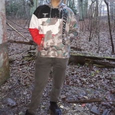 Splittertarn Wehrmacht Schwarz/Weiss/Rot - Kapuzenpullover