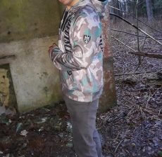 Splittertarn Wehrmacht Schwarz/Weiss/Rot - Kapuzenpullover