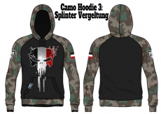 Splittertarn Wehrmacht Totenkopf - Kapuzenpullover