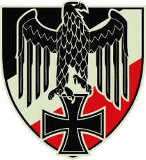 Reichsadler SWR - Aufkleber(wasserfest