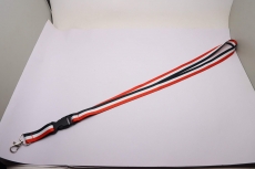 Schwarz Weiss Rot Schlüsselband