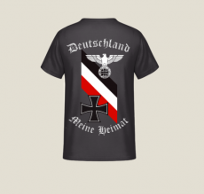 Deutschland, meine Heimat - T-Shirt Rückendruck