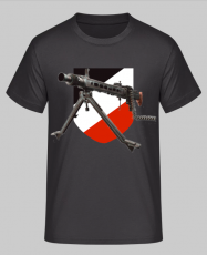 MG 42 Schwarz/Weiss/Rot - T-Shirt