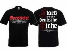 Forstwirt - Stark wie eine deutsche Eiche T-Shirt schwarz