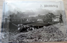 Deutsche Artillerie 2.Weltkrieg - Blechschild