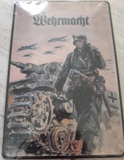 Panzerkampfwagen III - Die Wehrmacht - Blechschild