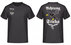 Achtung Stuka Luftwaffe Adler T-Shirt