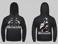 Biermacht Wehrmacht Biertrinker - Kapuzenpullover