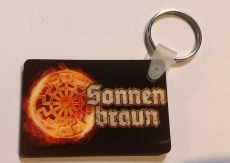 Schwarze Sonne brennend - Schlüsselanhänger