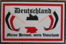 Deutschland - Meine Heimat - Mein Vaterland - Aufnäher